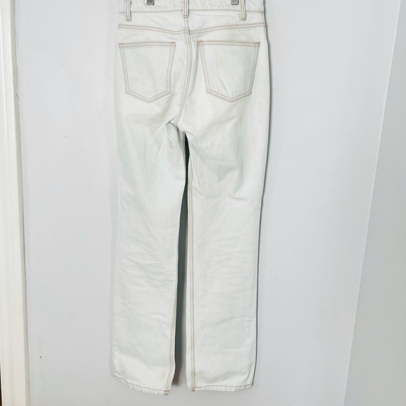 Zara button fly high rise straight leg jeans - Picture 3 of 4